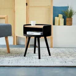 Best Artistiq Living Bijzettafel Kyeshia Kurk, Ø40cm