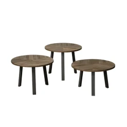 Best RENEW Bijzettafel Lazio Teakhout, Set van 3 stuks