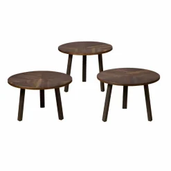 Best RENEW Bijzettafel Lazio Teakhout, Set van 3 stuks