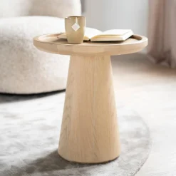 Sale Eleonora Bijzettafel Leia Eikenhout, 46cm Naturel