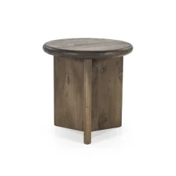 Sale By-Boo Bijzettafel Leoti 45cm Bruin