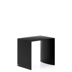 Sale Kave Home Bijzettafel Litto MDF, 55 x 40cm, kleur Zwart