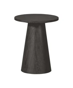 WOOOD Bijzettafel Maan 40cm Donkerbruin