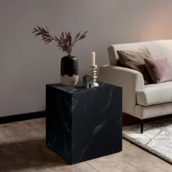 Online Artistiq Living Bijzettafel Marlenne Marmerlook, 45 x 45cm