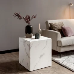 Online Artistiq Living Bijzettafel Marlenne Marmerlook, 45 x 45cm