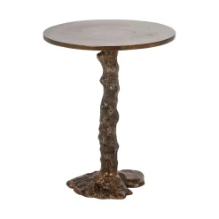 Sale Richmond Interiors Bijzettafel Misty 46cm, kleur Brons