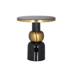 Sale Richmond Interiors Bijzettafel Mose kleur Zwart
