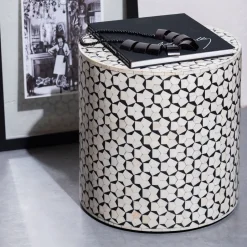 Clearance WOOOD Bijzettafel Neva Mangohout, 37cm