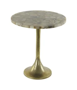 Discount Light & Living Bijzettafel Rickerd Ø48cm Geel