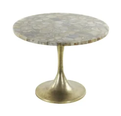 Outlet Light & Living Bijzettafel Rickerd Ø61cm Geel