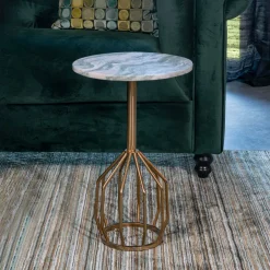 Clearance Dutchbone Bijzettafel Salerno Marmer