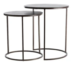 Light & Living Bijzettafel Talca Set van 2 stuks, 40/50cm