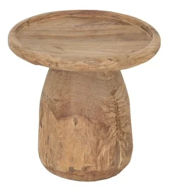 Clearance MUST Living Bijzettafel Tambora Teakhout, Ø50cm