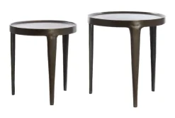 Discount Light & Living Bijzettafel Tobias Set van 2 stuks
