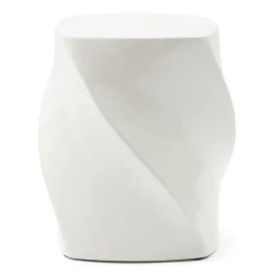 Hot Rivièra Maison Bijzettafel Vigo Keramiek Pure White