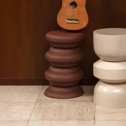 New Dutchbone Bijzettafel/Kruk Artemis Terra