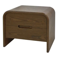 Richmond Interiors Bijzettafel/Nachtkastje Bedford Met 2 lades Bruin