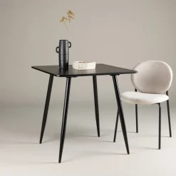 New Nohr Bistrotafel Austina 75 x 75cm, kleur Zwart