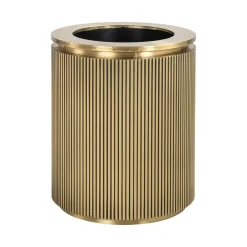 Sale Richmond Interiors Bloempot Ironville Brass, 60cm hoog Brushed gold