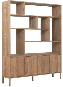 New DTP Home Boekenkast Apollo Teakhout, 210 x 170cm