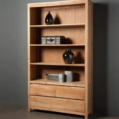 Tower Living Boekenkast Corona Teak, 210 x 120cm