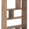 Outlet MUST Living Boekenkast Corso Teakhout, 110 x 200cm