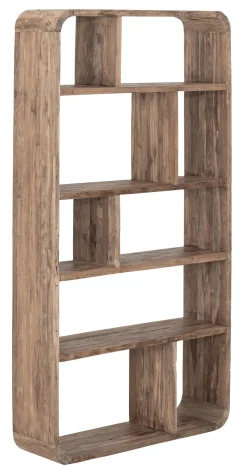 Outlet MUST Living Boekenkast Corso Teakhout, 110 x 200cm