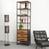 Clearance Sohome Boekenkast Manilla Teak, 60 x 220cm