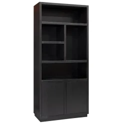 Hot Richmond Interiors Boekenkast Oakura Eikenhout, kleur Zwart