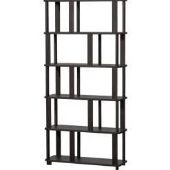 Online WOOOD Boekenkast Riss Eikenhout, 186 x 90cm