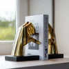 Clearance Richmond Interiors Boekenstandaard Love kleur Goud/Zwart