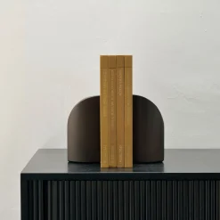 Hot Ethnicraft Boekenstandaard PI Hout, Set van 2 stuks