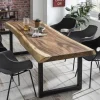 Hot Artistiq Living Boomstam Eettafel Elishia Suarhout, kleur Naturel
