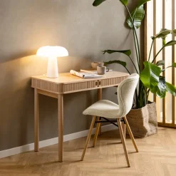 Discount Bendt Bureau Alandria Eiken, 100 x 50cm Naturel