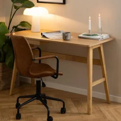 Bendt Bureau Bashar Eiken, 120 x 60cm Naturel