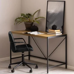 Clearance Bendt Bureau Deryk Eikenlook, 120 x 60cm Naturel