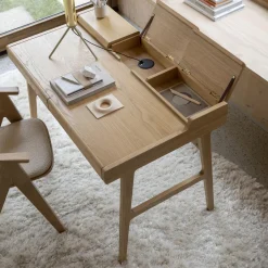 Hot Zuiver Bureau Kaat Eikenhout, 120 x 70cm