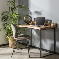 LifestyleFurn Bureau Nordin Acaciahout Massief acacia naturel