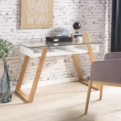 Best Artistiq Living Bureau Terri 110 x 55cm Wit