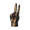 Best Richmond Interiors Decoratie Hand Peace, kleur Zwart/Goud