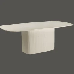 Discount Tower Living Deens Ovale Eettafel Corbetta Minerale cement finish