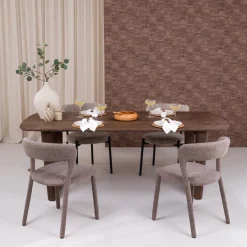 Best Livingfurn Deens Ovale Eettafel Cortez Mangohout