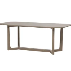 WOOOD Deens Ovale Eettafel Ferion Mangohout, kleur Mud