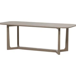 WOOOD Deens Ovale Eettafel Ferion Mangohout, kleur Mud