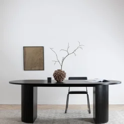 Clearance Nohr Deens Ovale Eettafel Fionna MDF, 200 x 90cm