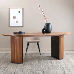 Clearance Nohr Deens Ovale Eettafel Fionna MDF, 200 x 90cm