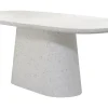 New Light & Living Deens Ovale Eettafel Hamura Terrazzo, 220 x 105cm
