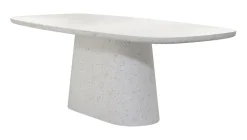 New Light & Living Deens Ovale Eettafel Hamura Terrazzo, 220 x 105cm