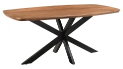 New Livingfurn Deens Ovale Eettafel Jesper Mangohout, kleur Naturel