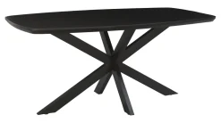 Sale Livingfurn Deens Ovale Eettafel Jesper Mangohout, kleur Zwart